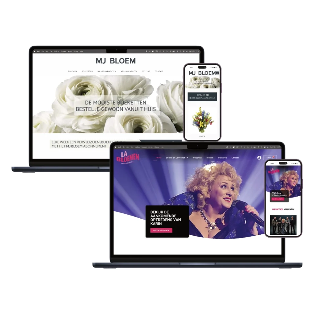 Karin Bloemen en MJ Bloem