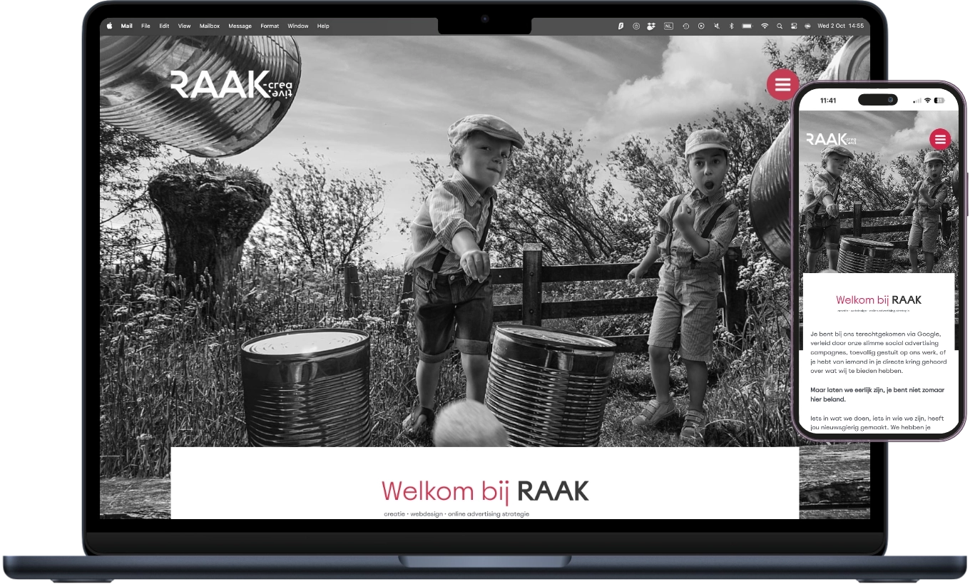 Raakcreative portfolio groot